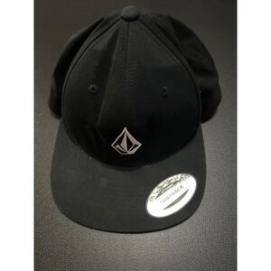 Volcom Black Baseball Cap Snapback Hat‎
